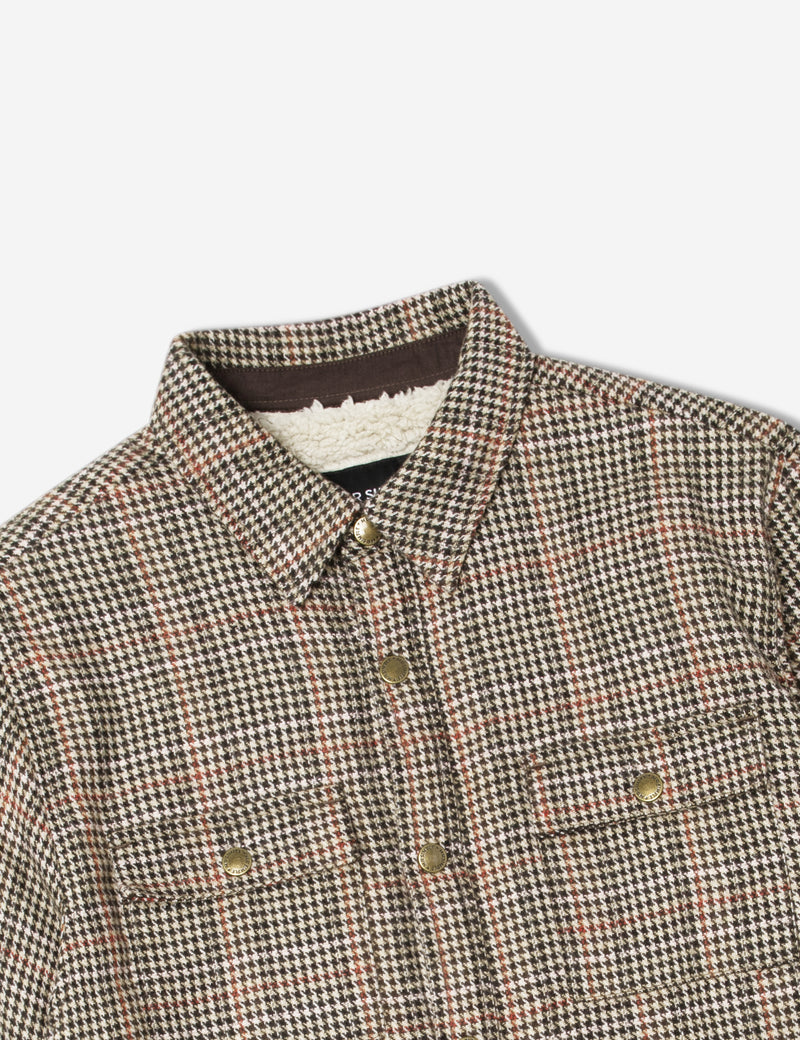 Drover Sherpa Jacket - Houndstooth