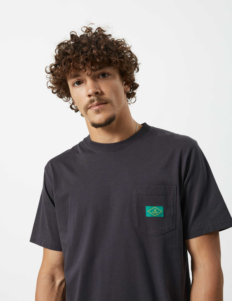 Scout Heavy Weight Pocket Tee - Washed Black