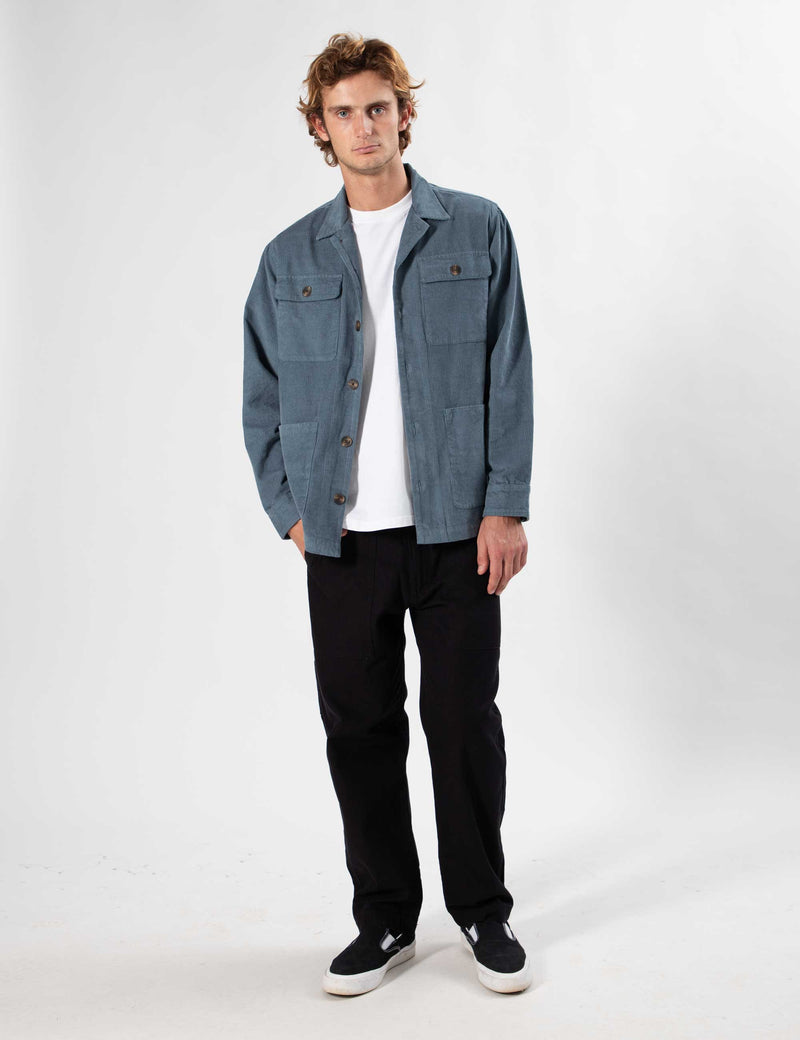 Cord Work Jacket - Denim Cord
