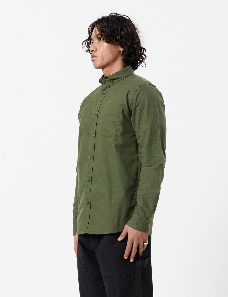 Oxford Long Sleeve Shirt - Sage