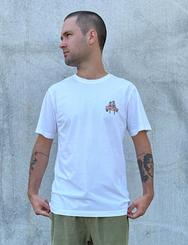 Rosellas Tee - White