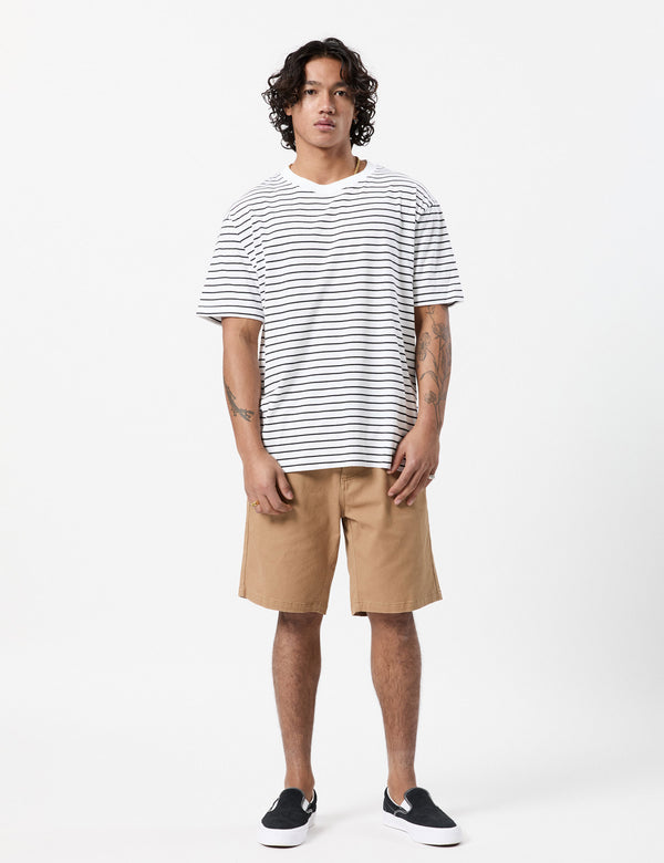 Vanders Breton Stripe Tee - Black White