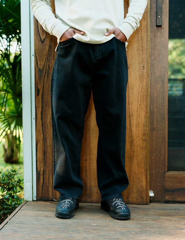 Fresno Loose Fit Denim - Black
