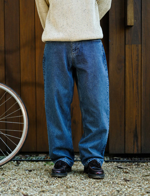 Fresno Loose Fit Denim - Blue Steel