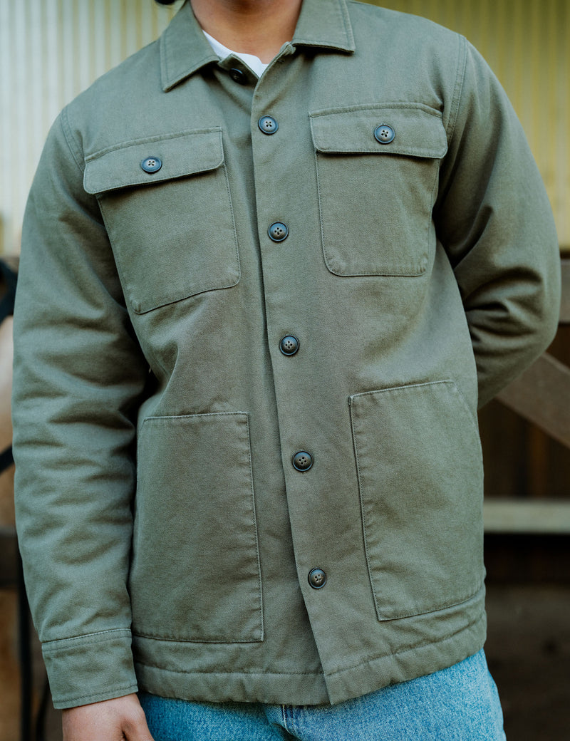 Stockyard Sherpa Jacket - Fatigue