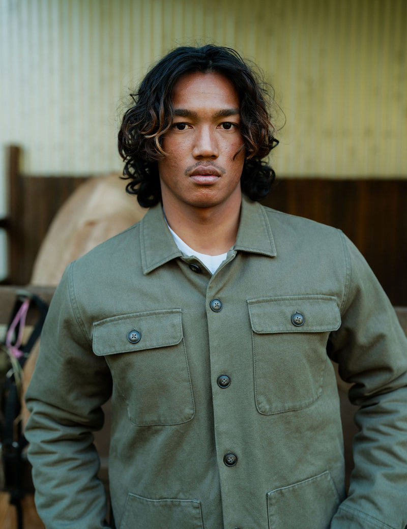 Stockyard Sherpa Jacket - Fatigue