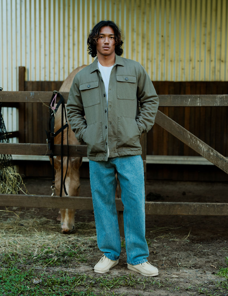 Stockyard Sherpa Jacket - Fatigue