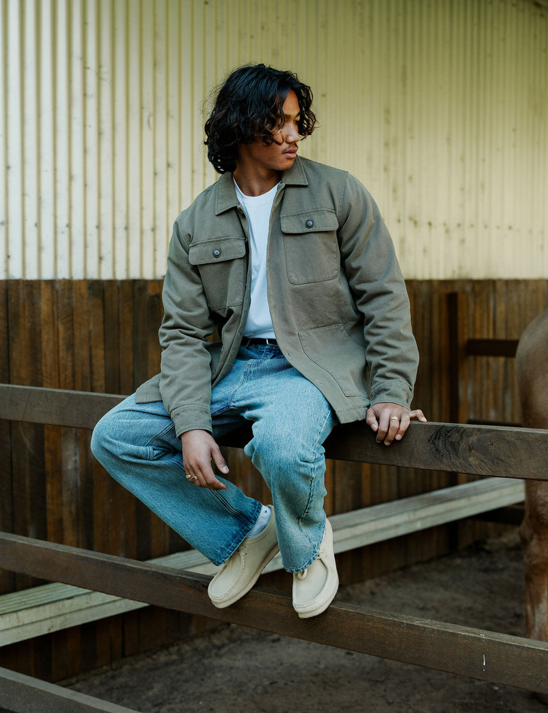 Stockyard Sherpa Jacket - Fatigue