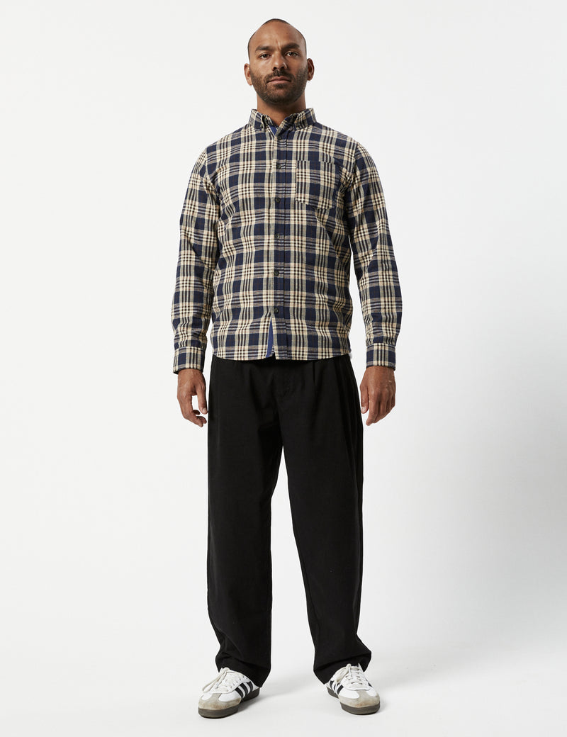 Oxford Check - Navy Plaid