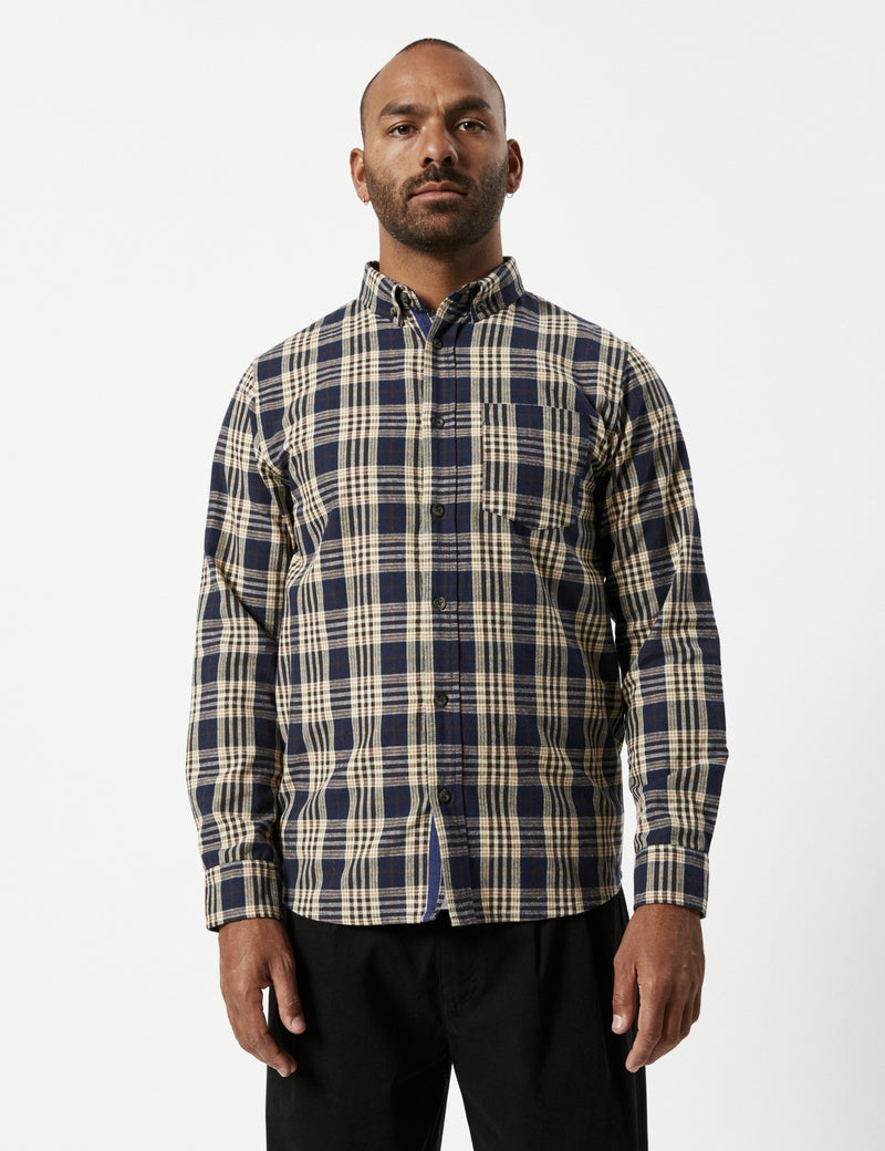 Oxford Check - Navy Plaid