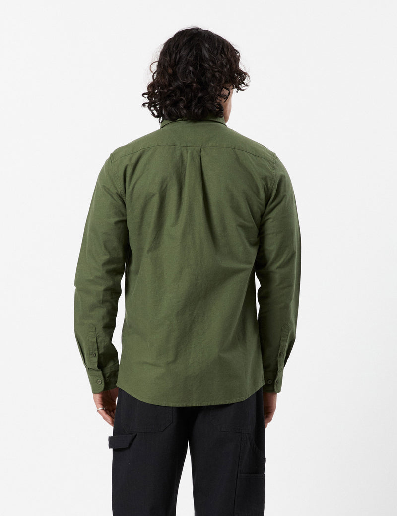 Oxford Long Sleeve Shirt - Sage