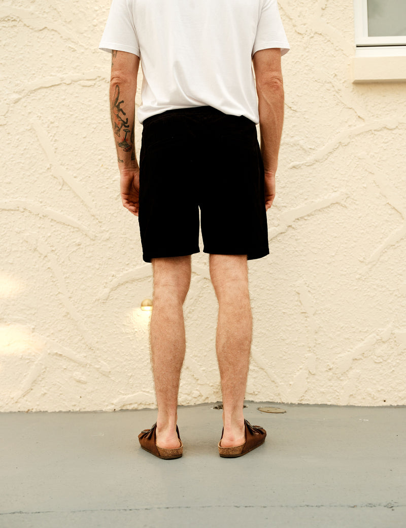 Burbank Cord Short - Black Cord