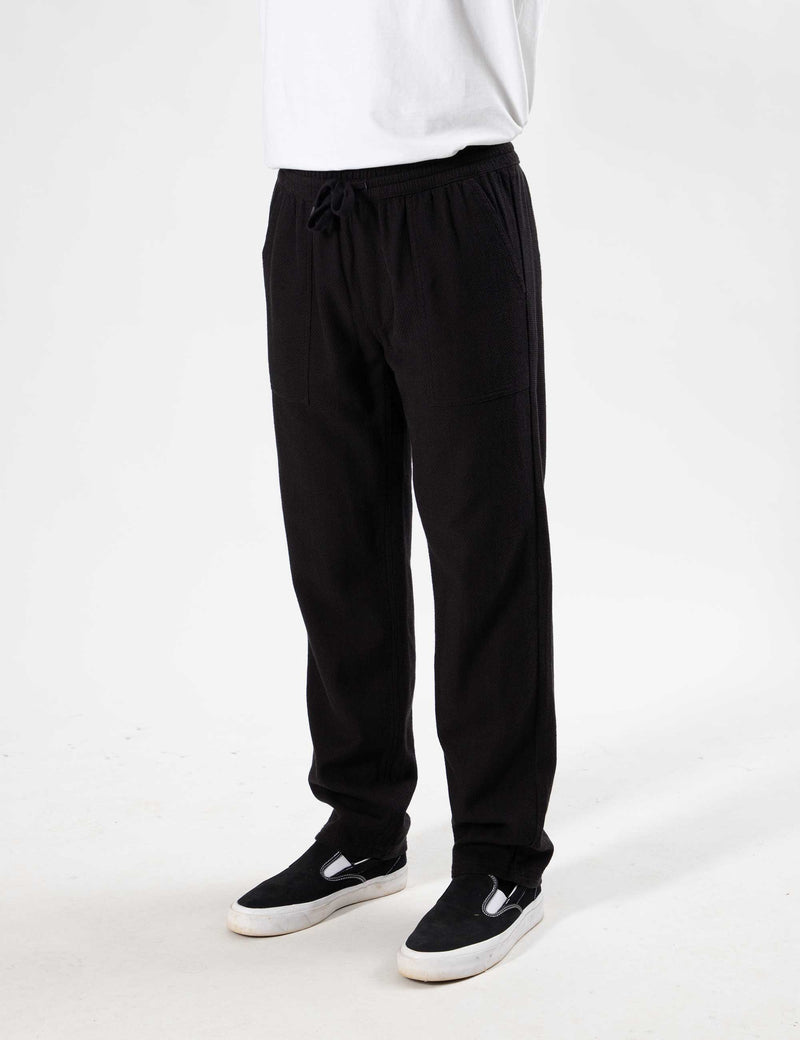 Burbank Pant - Black Waffle