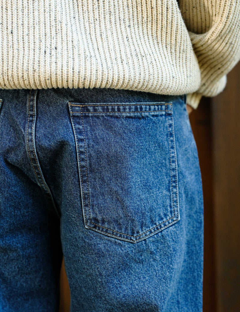 Fresno Loose Fit Denim - Blue Steel