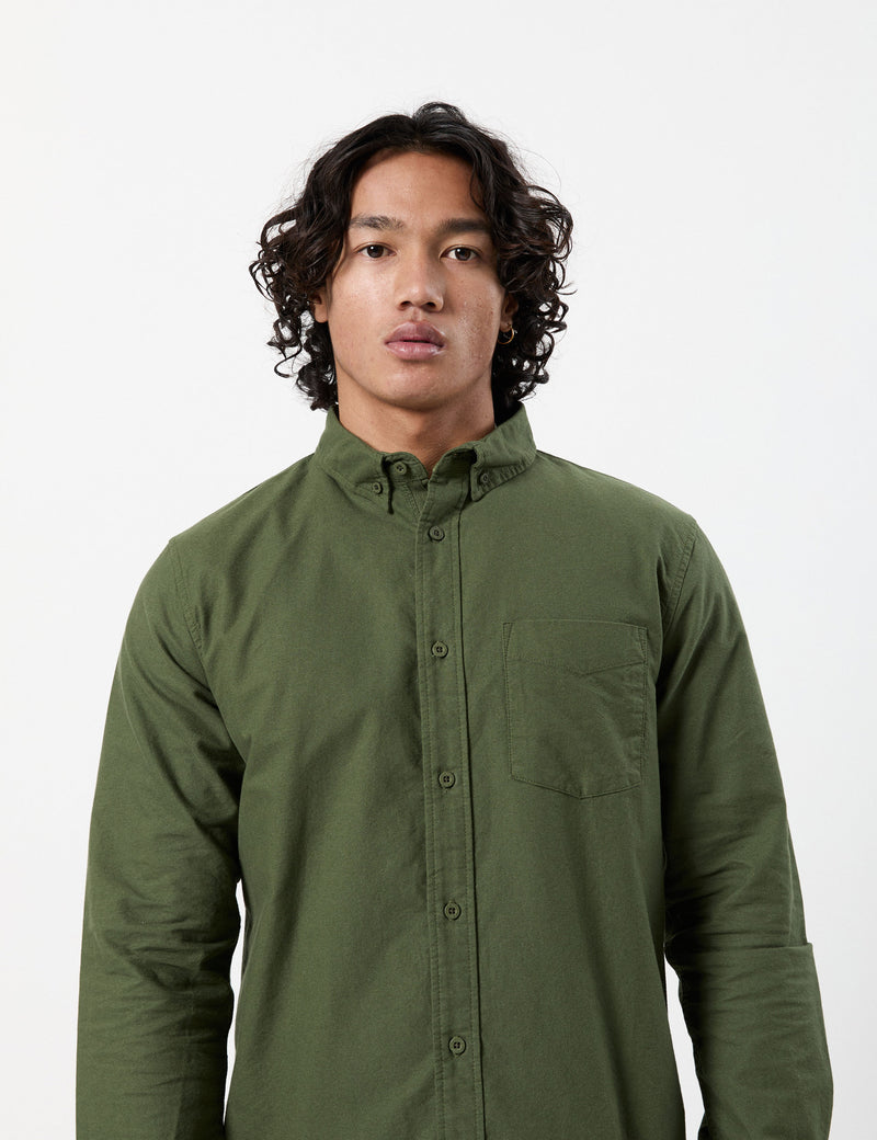 Oxford Long Sleeve Shirt - Sage