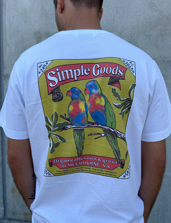 Rosellas Tee - White