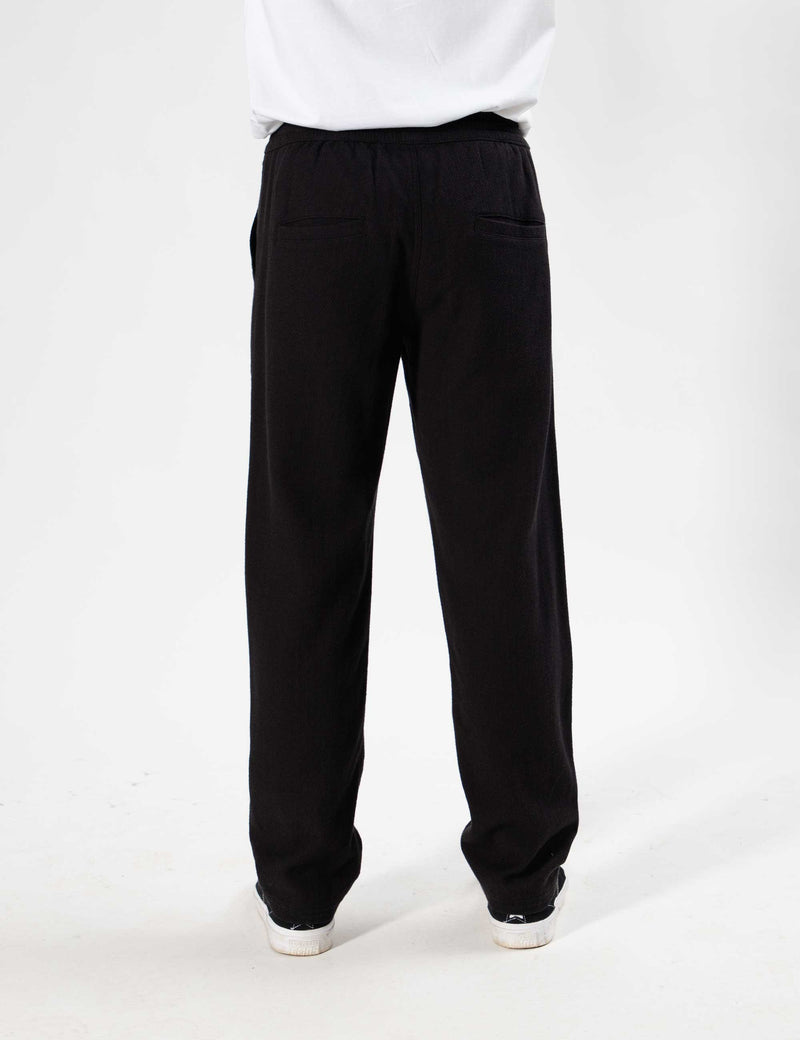 Burbank Pant - Black Waffle