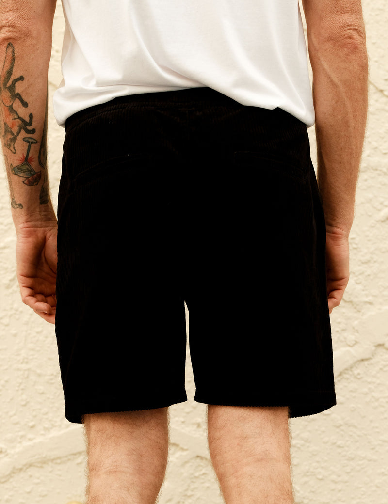 Burbank Cord Short - Black Cord
