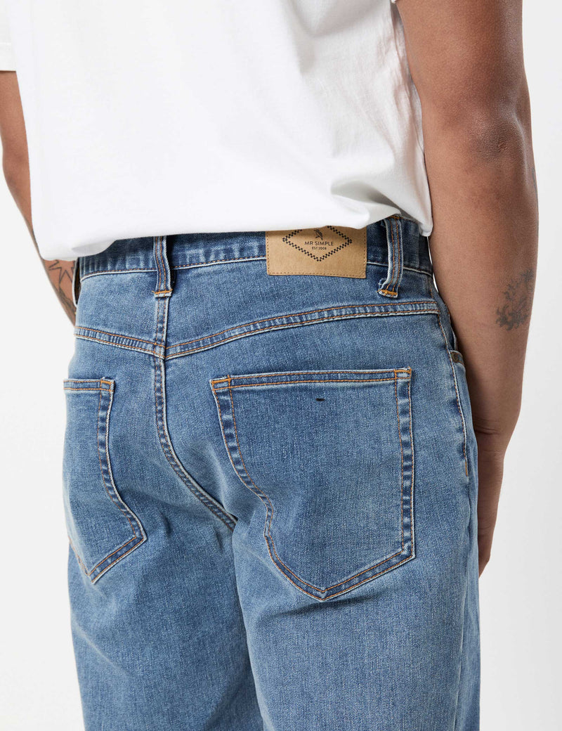 Diego Slim Fit Denim - Vintage Blue