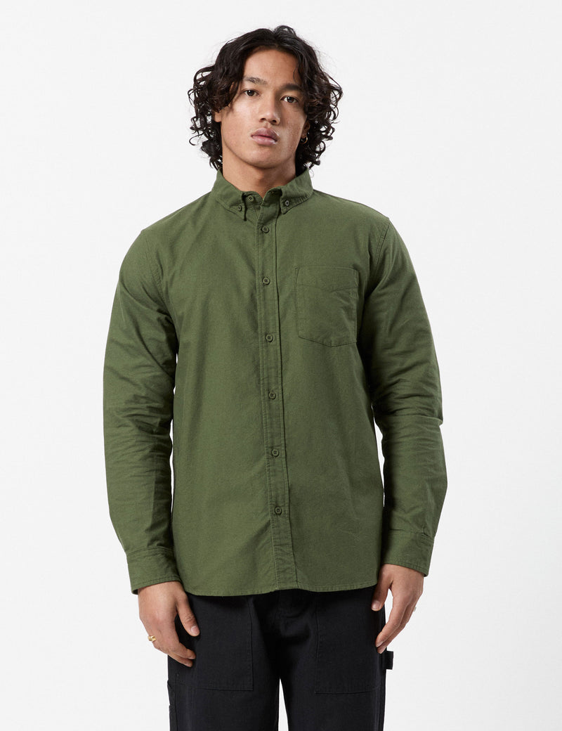 Oxford Long Sleeve Shirt - Sage