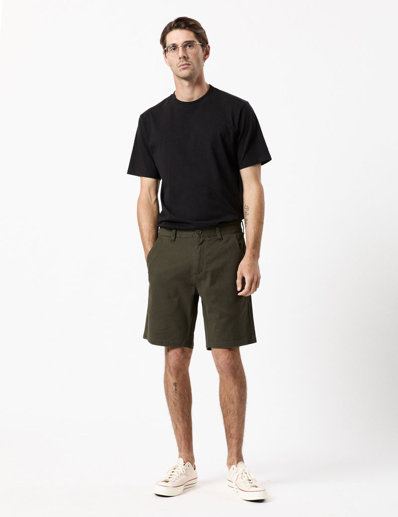 Taylor Chino Short - Dark Green