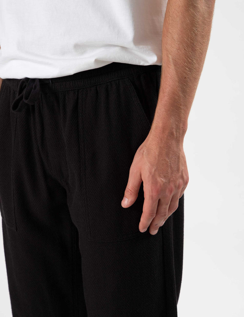Burbank Pant - Black Waffle