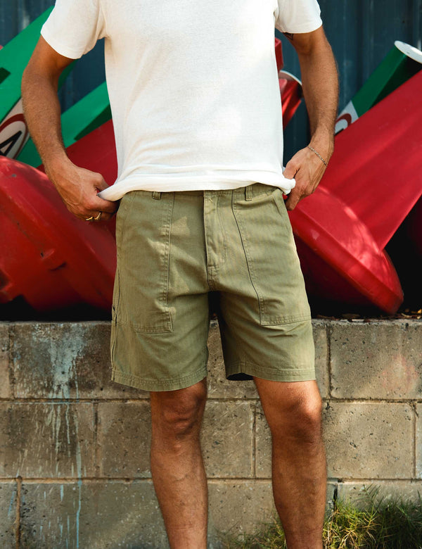 Carpenter Walk Short - Washed Army