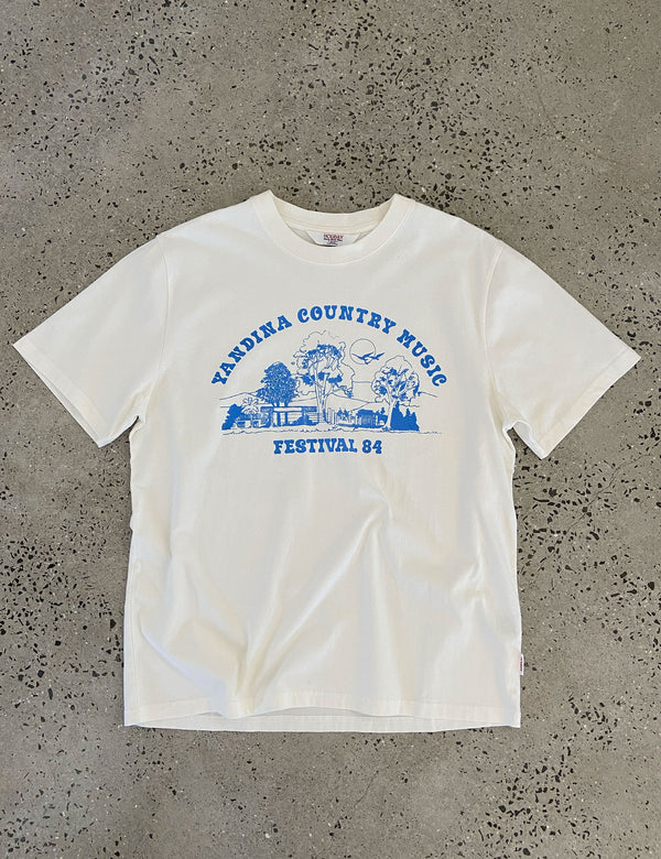 Heavy Weight Tee - Yandina Country Vintage White