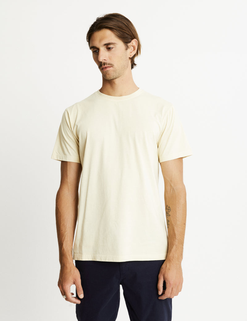 Reginald Organic Tee - Easy Yellow