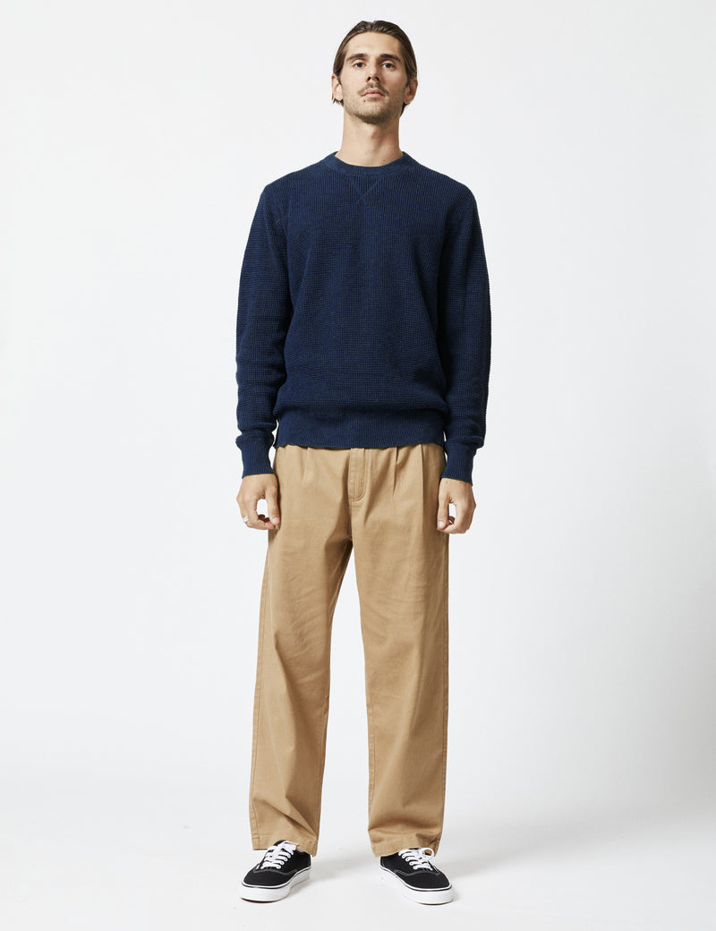 Sorrento Hemp Knit - Navy