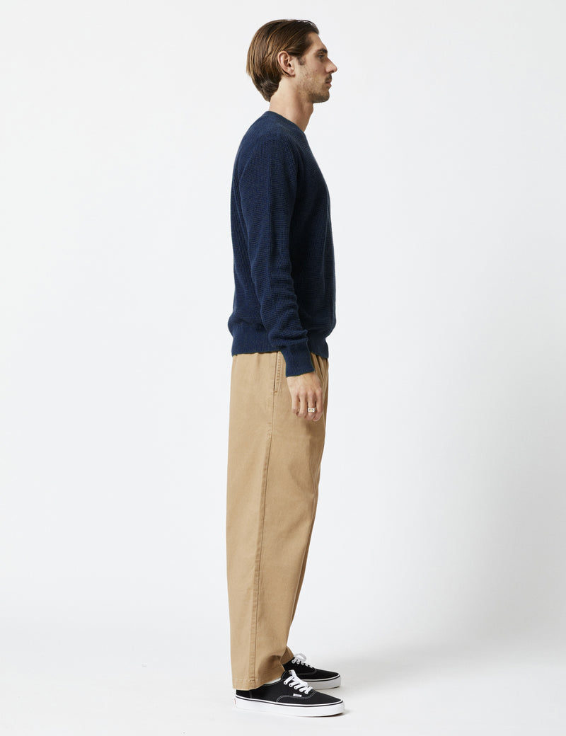 Sorrento Hemp Knit - Navy