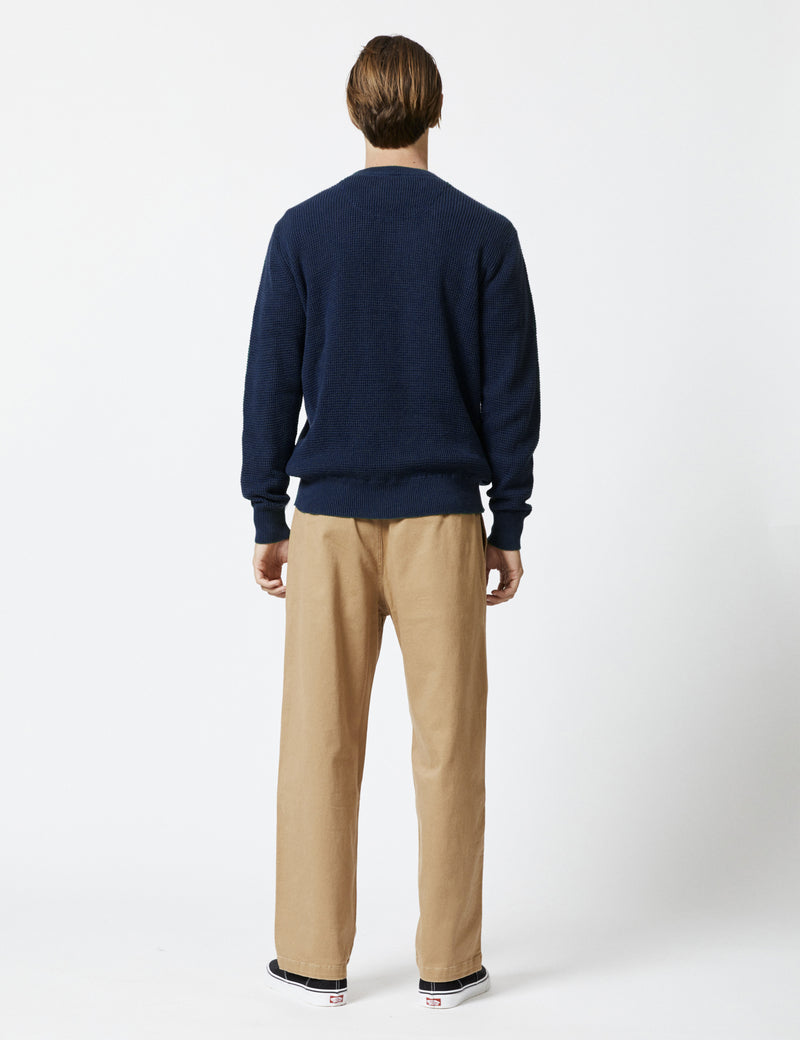 Sorrento Hemp Knit - Navy