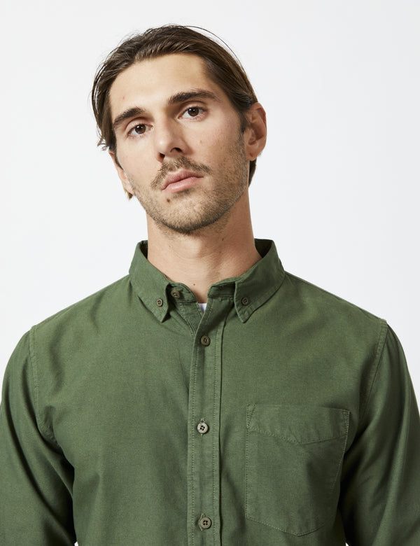 Oxford Long Sleeve Shirt - Fatigue