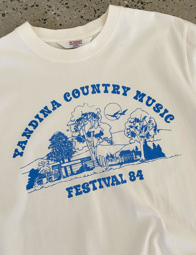 Heavy Weight Tee - Yandina Country Vintage White