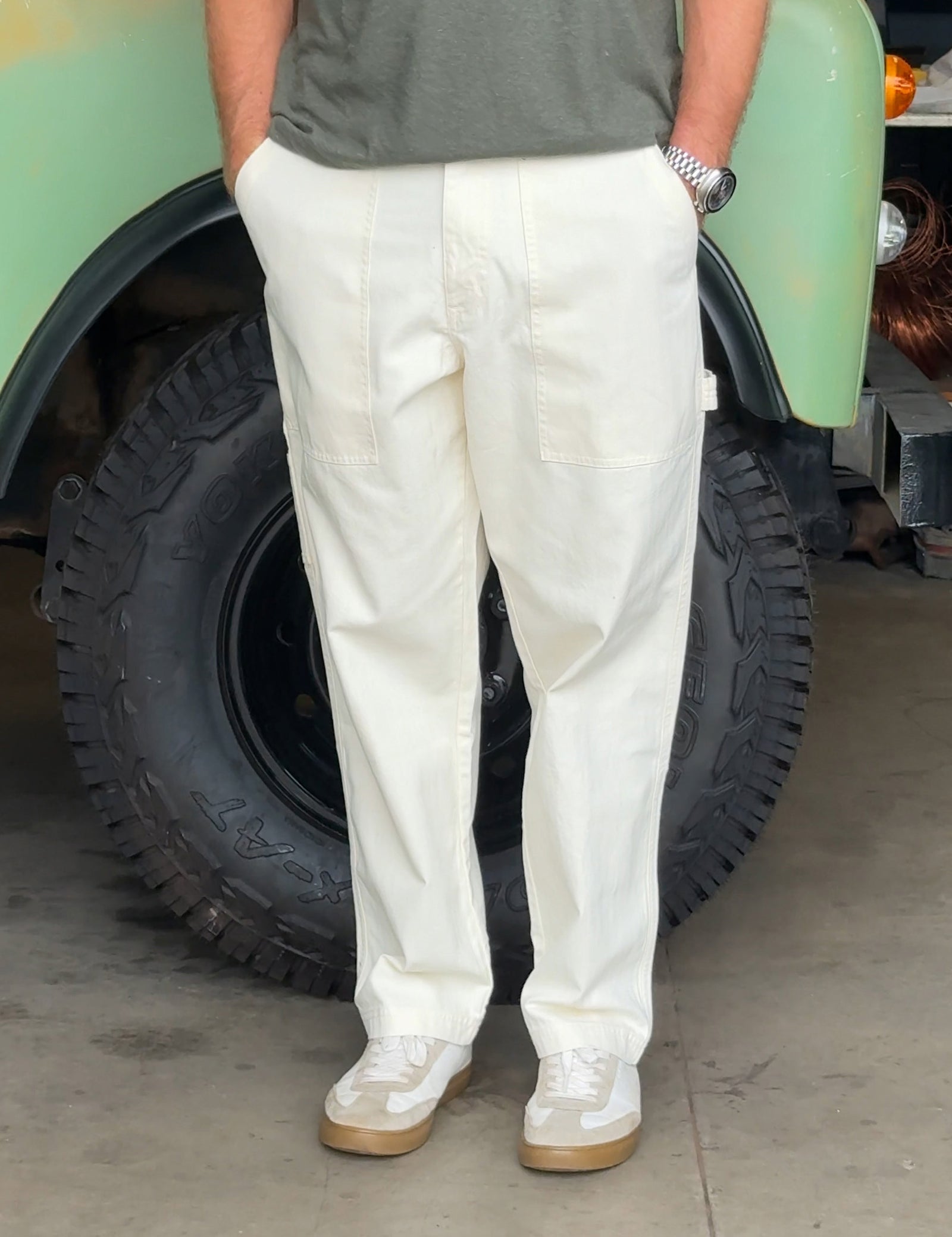 Carpenter Pant - Off White – Mr Simple