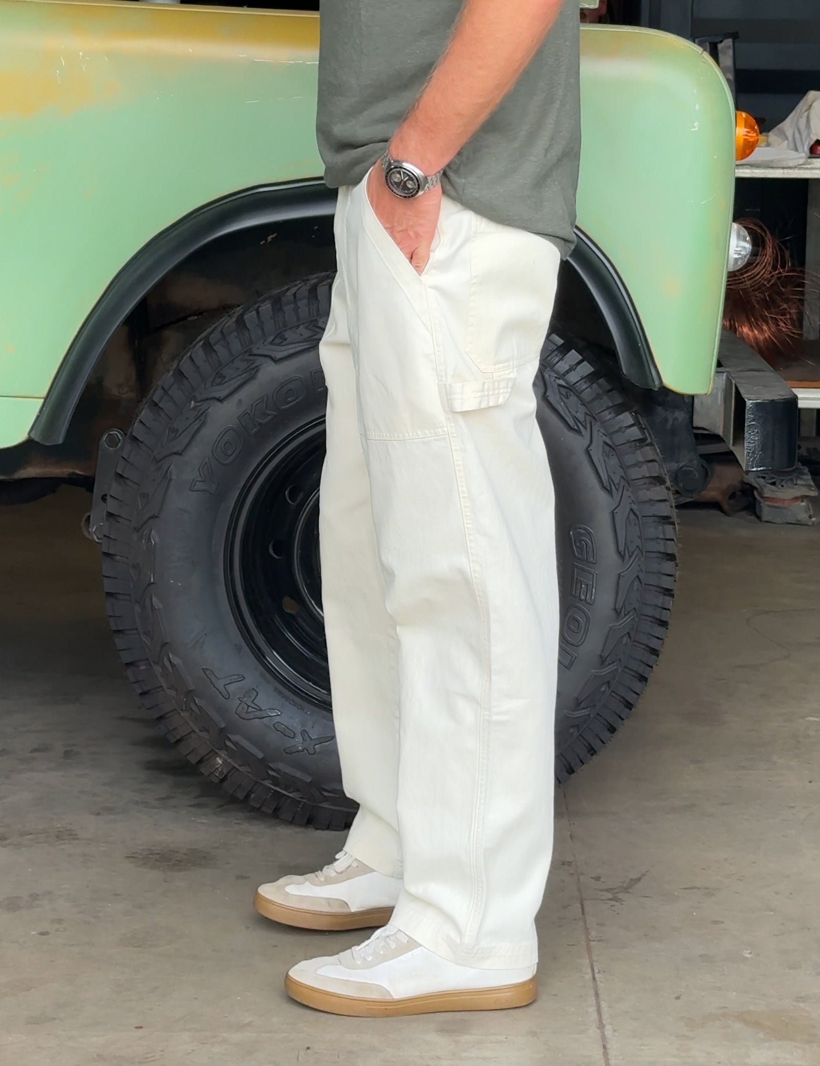 Carpenter Pant - Off White – Mr Simple