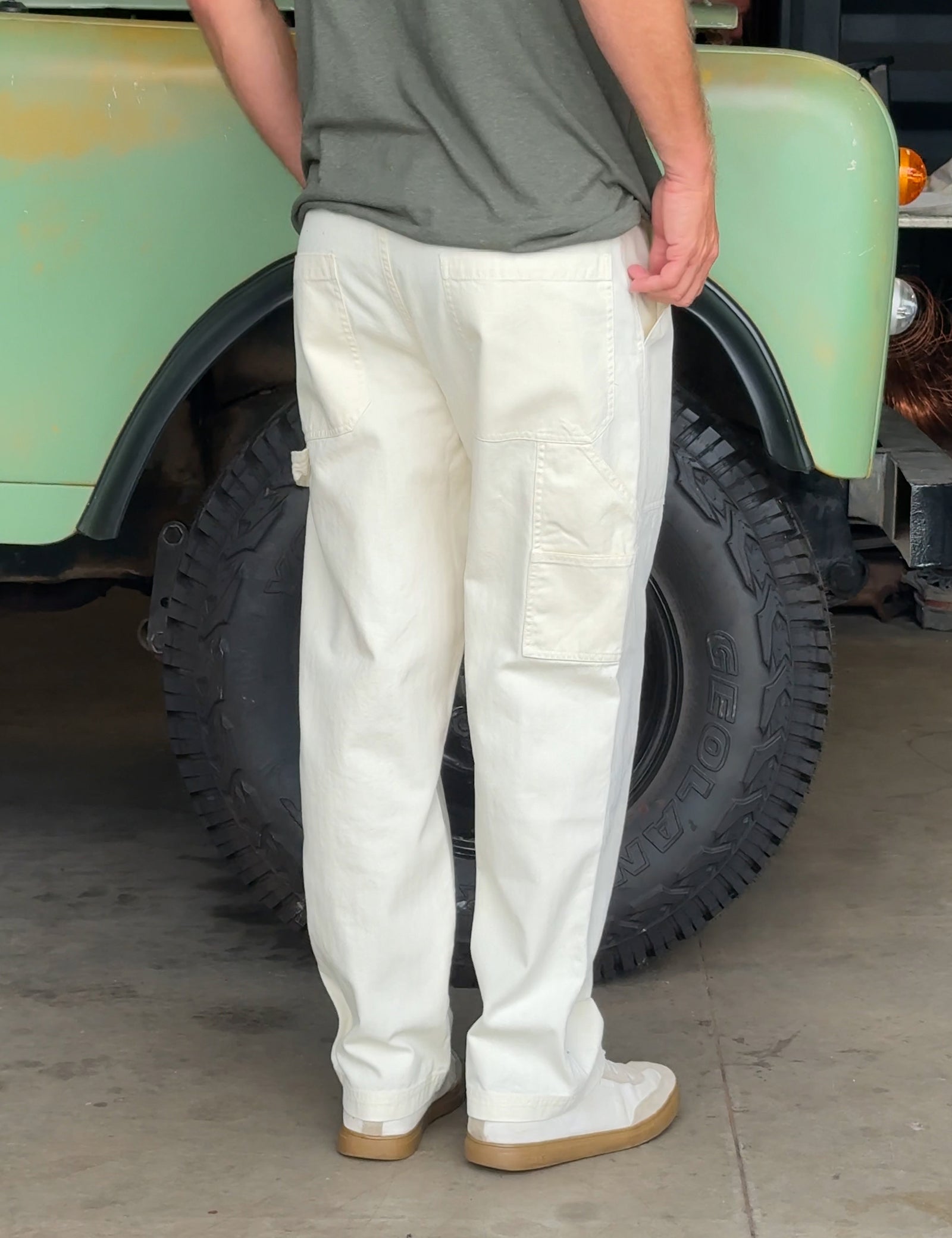 Carpenter Pant - Off White – Mr Simple