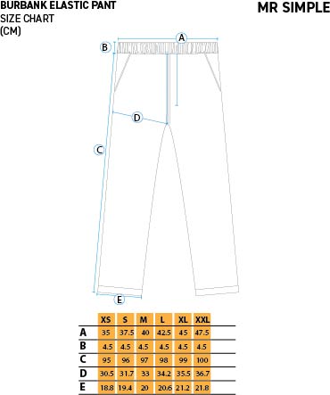 Burbank Pant - Black Waffle