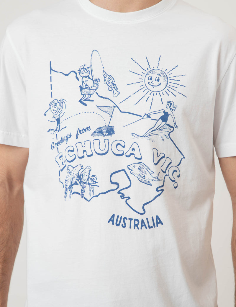 Reginald Organic Tee - Echuca Greetings Natural