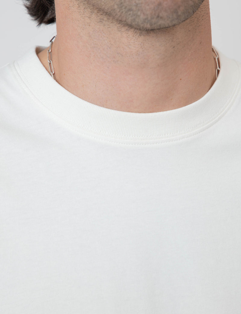 Heavy Weight Tee - Bobs Tacos Vintage White