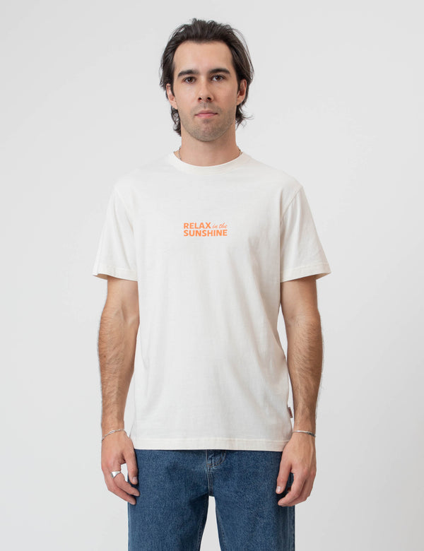 Reginald Organic Print Tee - Mackay Relax Natural