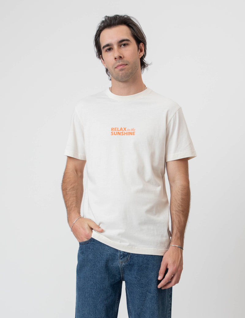 Reginald Organic Print Tee - Mackay Relax Natural