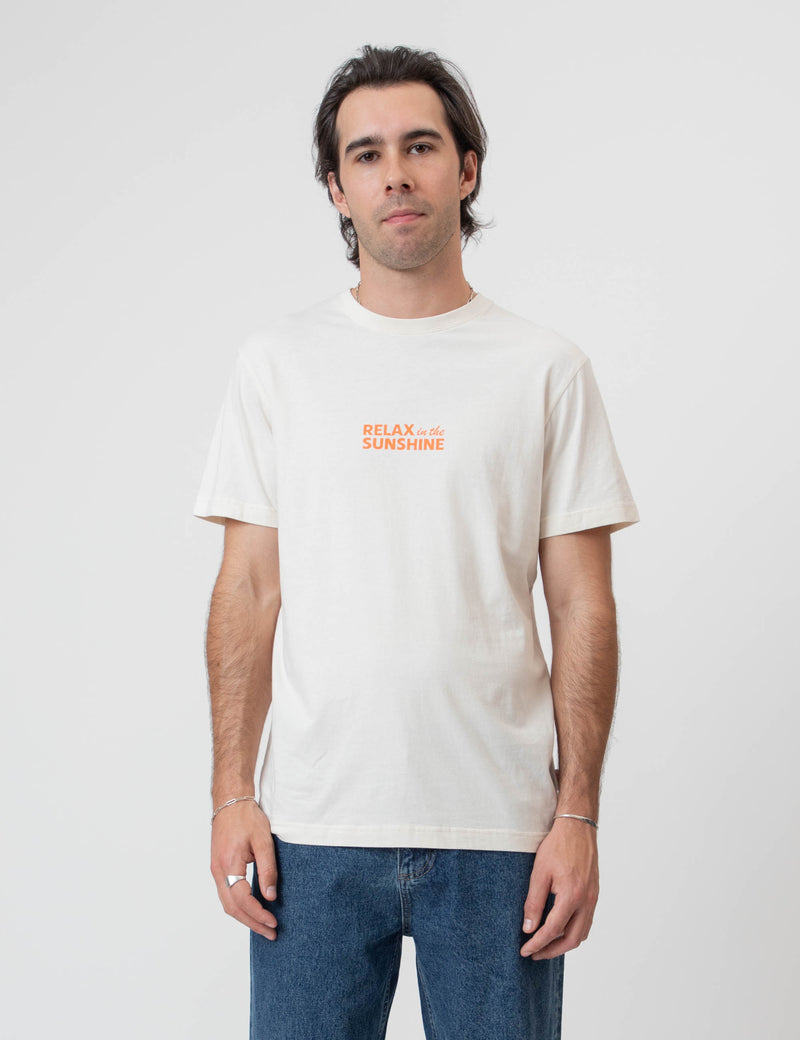 Reginald Organic Print Tee - Mackay Relax Natural