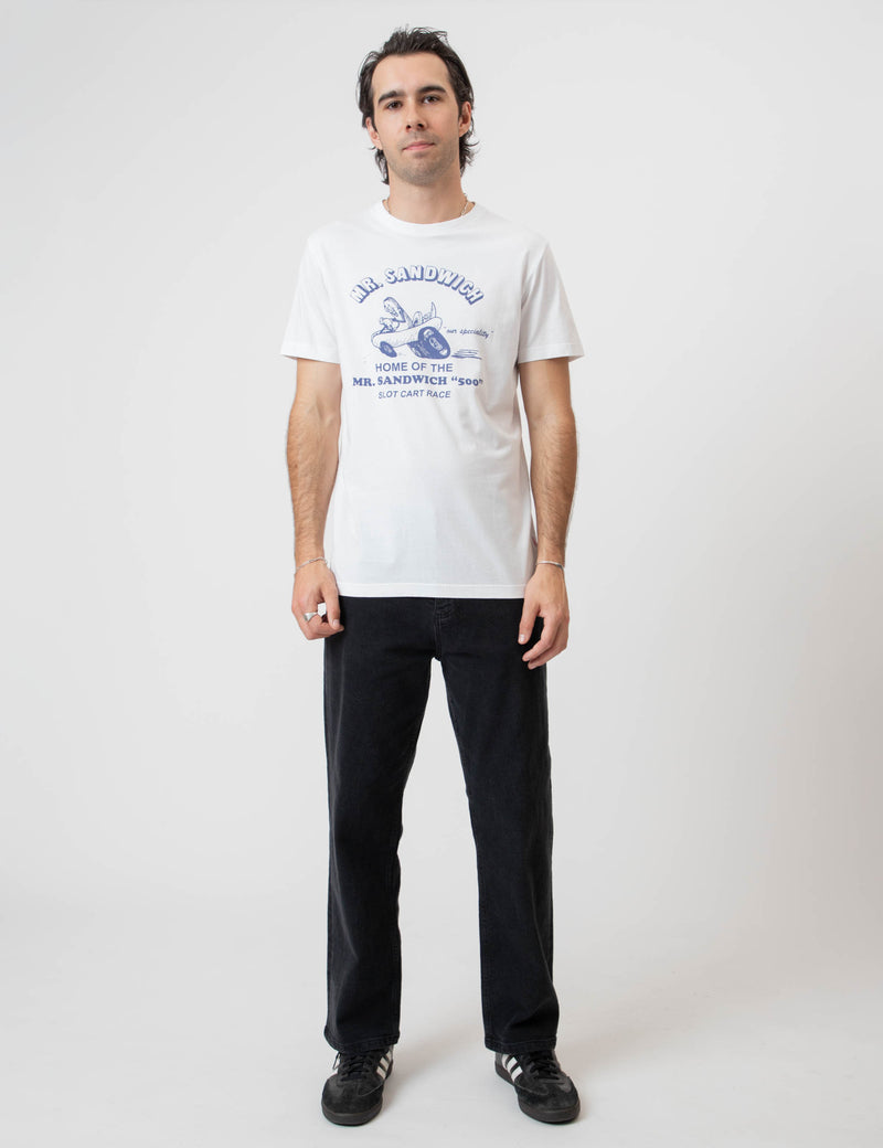 Reginald Organic Tee - Mr Sandwich White
