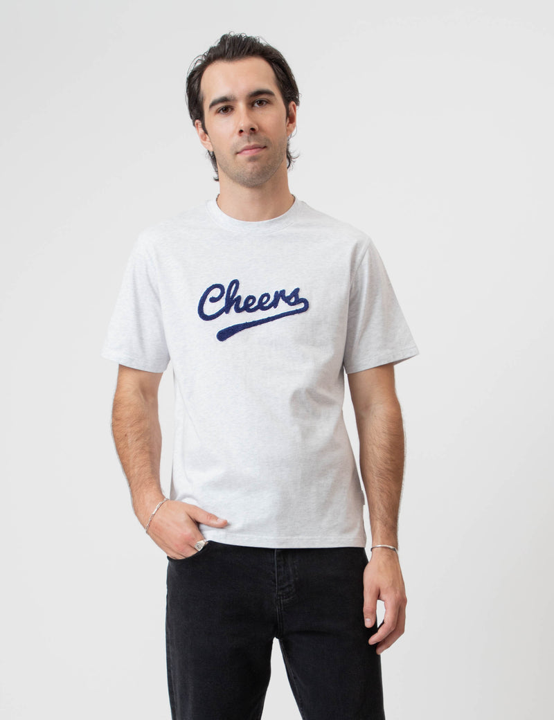 Heavy Weight Tee - Cheers Grey Marle