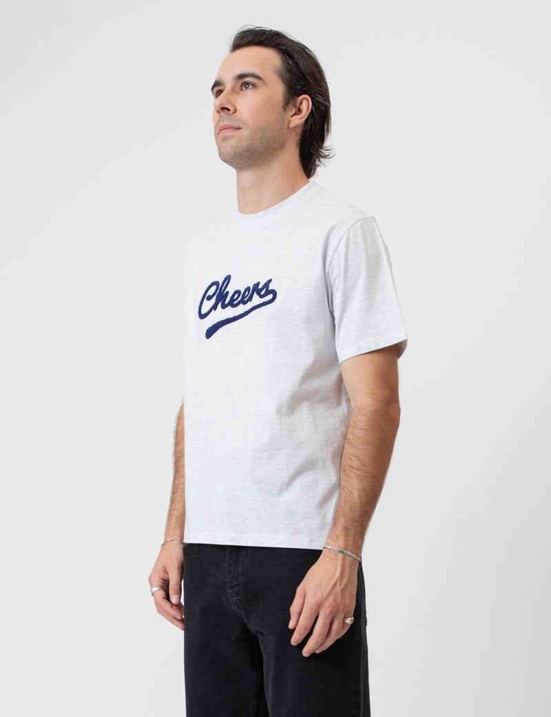 Heavy Weight Tee - Cheers Grey Marle