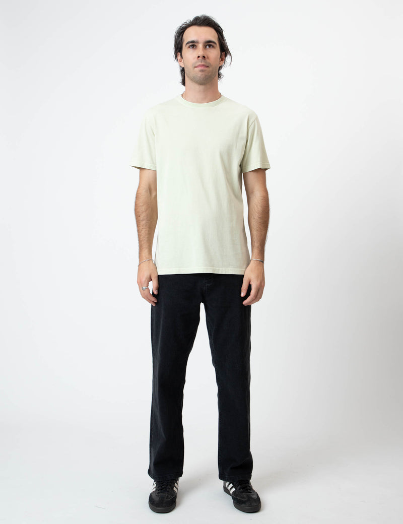 Reginald Organic Tee - Fog Green