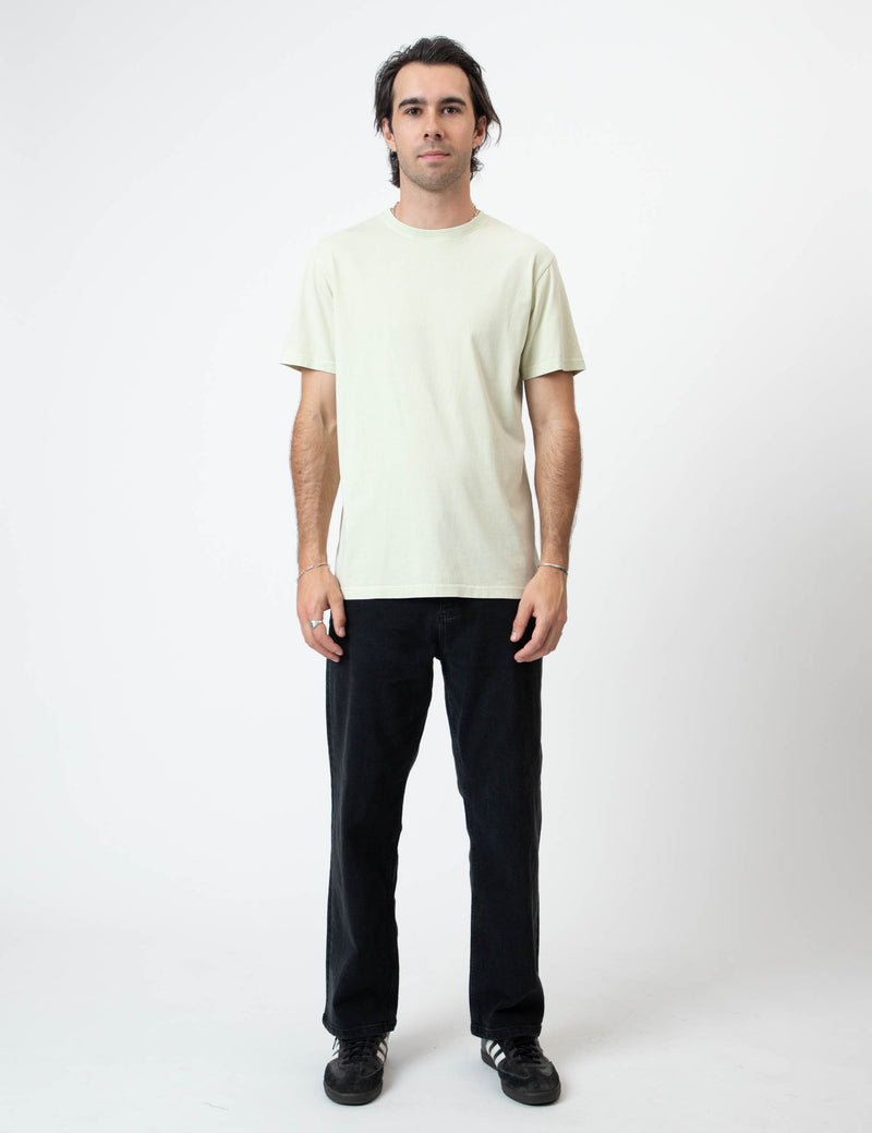 Reginald Organic Tee - Fog Green