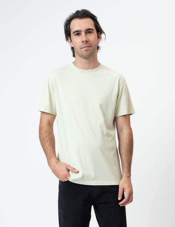 Reginald Organic Tee - Fog Green