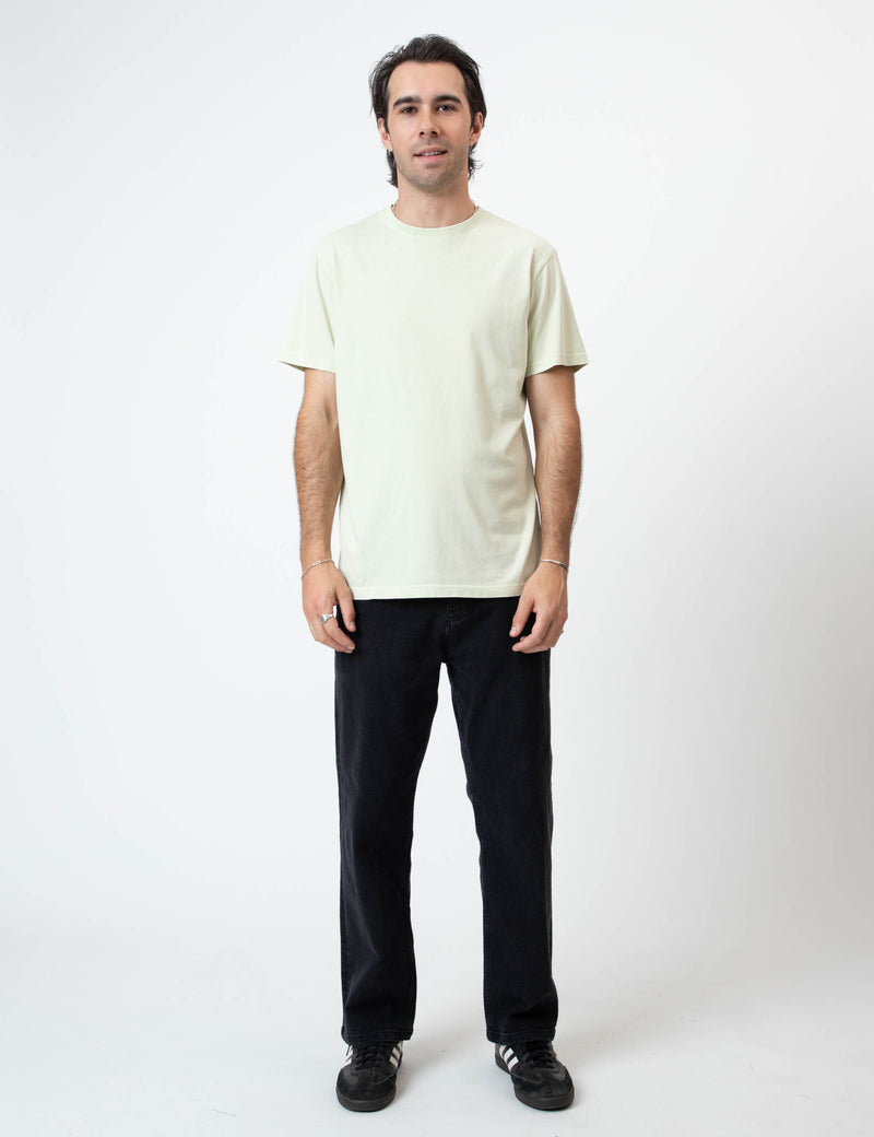 Reginald Organic Tee - Fog Green